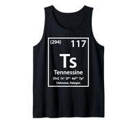 Tennessine Chemical Element (Bianco) Canotta