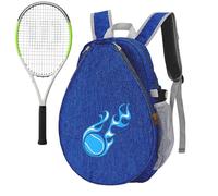 Tennis Backpack - Waterproof Oxford Cloth Bag, Multi Pocket Design, Racket Carrier, Lightweight Durable Organizer | Tennis School Bag for Men Women Teenagers Pickleball Badminton Sports Travel