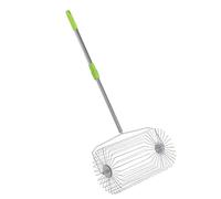 Tennis Ball Rolling Retriever Innovativo Strumento Multiuso in Acciaio Inossidabile per Giocatori di Tennis (L)