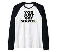 Tennis Che Sei Appena Stato servito Maglia con Maniche Raglan