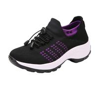 Tennis Donna Confortevole Basket Ortopedico Donna Basket Donne Basket Scarpe Donna Comfort Outdoor Scarpe Ortopediche Confortevoli Casual Sneakers Sport Tempo Libero Scarpe Da Tennis, Viola 4, 38 EU