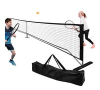 Tennis Net Outdoor - Portable Writewway Tennis Net for Backyard Practice | 22 piedi di larghezza e reti di nylon alta 36 pollici | Telaio metallico pieghevole con borsa da trasporto | Reti di formazio