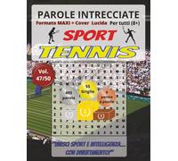 Tennis - Parole Intrecciate: Passatempo mentale senza schermo per relax, viaggi e pause