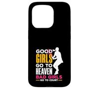 Tennis Player Buone Ragazze Cattive Ragazze Campo Custodia per iPhone 15 Pro