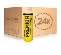 Tennis - Point 24 tubi da 3 Premium Tennisball Nel cartone