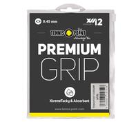 Tennis-Point Premium Grip Confezione Da 12-Bianco