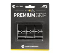 Tennis-Point Premium Grip Confezione Da 3-Nero