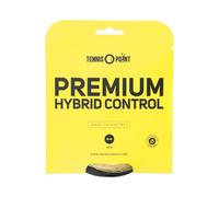 Tennis - Point Premium Hybrid Control Set Di Corde Colori Naturali, Nero