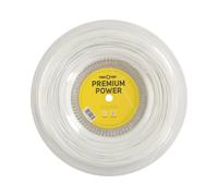 Tennis - Point Premium Power Rotolo Di Corde 220m Bianco Calibro corda 1, 20