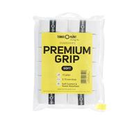 Tennis-Point Premium Soft Confezione da 12 Overgrip da Tennis Unisex Bianco