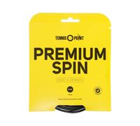 Tennis - Point Premium Spin Set Di Corde 12m Nero Calibro corda 1, 25