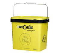 Tennis-Point Secchiello Per Palline Con Copertura, Quadrato