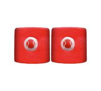 Tennis-Point Short Polsino Anti Sudore-Rosso in rosso, Taglia: