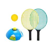 Tennis Practice Training Tool, Attrezzatura portatile per allenamento con borsa, Sturdy Stable Tennis Aid 16,26 x 9,09 x 0,63 pollici per famiglie, amici e bambini (blu/giallo)
