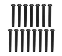 Tennis Racket Wire Protection Tube Set, Nylon String Grommets Replacement Tools for Racquet Stringing, 15pcs Black Durable Eyelets for Tennis Rackets (3,2 * 25 mm)