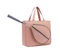 Tennis Racquet Bag - Dustproof Waterproof Nylon Polyester Multi-Pocket Adjustable Shoulder Strap Badminton Racket Holder Storage Organizer Tote | For Youth Beginner Professional Outdoor Sports