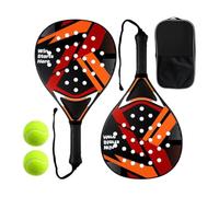Tennis Set - ABS 47x26x3.8cm | Lightweight Shockproof Non Slip 2 Player Beginner Tennis Racket Kit | Junior Ţennis Racket Set Paddle Ťennis Śet For Kids Sport Outdoor Indoor Pool Recreation Training