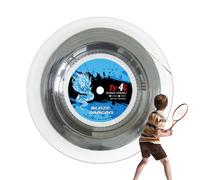 Tennis String Reel, 4G Large Plate Racket Strings, 9.06x9.06x1.57 Inches Durable Primary Hard Wire, Rackets String for Players with Minor Wrist Shoulder Elbow Injuries Control, Practice And Power