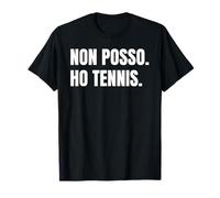 Tennis Tennista Divertente Non Posso Regalo Uomo Donna Maglietta