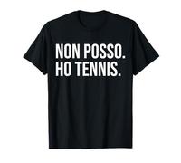 Tennis Tennista Non Posso Regalo Divertente Padel Uomo Donna Maglietta