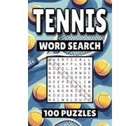 Tennis Word Search: 100 Pages of Sports Puzzles, Word Scramble, Word Find, and Vocabulary Activities for Kids, Adults, and Seniors