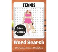 Tennis Word Search Puzzle Book: Easy to Read Print | 6 x 9 inches, 144 pages | 70+ puzzles - Gift for Vacations, Holidays, and Relaxing Times