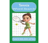 Tennis Word Search: Word searches with easy to read print about tennis, sports, athletes, and more