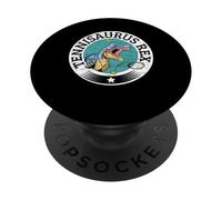 Tennisaurus Rex Futuro Paleontologo Dinosauro Amante Dino PopSockets PopGrip Adesivo