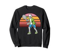 tennista, tennis, vendemmia, scheletri Felpa