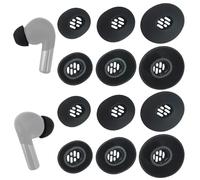 TENNMAK 12 gommini di ricambio per auricolari OnePlus Buds 4 / Buds 3 / Buds Pro 3 / Buds Pro 2 / Nord Buds 3 / Nord Buds 3 Pro, 6 paia, colore: nero