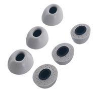 TENNMAK Cuscinetti di ricambio in memory foam per ASUS ROG Cetra/Status Audio Between Pro e 3ANC Earpad - Grigio Bianco