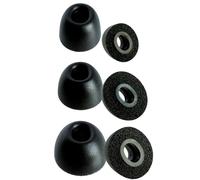 TENNMAK Cuscinetti di ricambio in memory foam per auricolari SoundPEATS Air5 Pro, Air5 Pro+, Air4 Pro, Capsule3 Pro, colore: nero