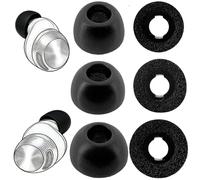 TENNMAK Cuscinetti di ricambio in memory foam per auricolari wireless Technics EAH-AZ100, gommini in schiuma nera