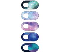 TENOC Copertura per webcam, copertura per la privacy della fotocamera per laptop/cellulare/iPad/PC/tablet, protegge la tua privacy e sicurezza, 5 pezzi, universo