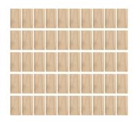 Tenone allentato domino Punti 8 Mm Domino 14 × 12 × 5 50 Pezzi Tono di Domino in Legno di Faggio Spine Sciolte 8x40 Mm Accessorio di Carpenteria per Posizionamento