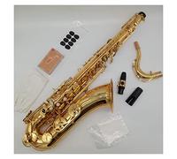 Tenor Saxophone Antique Rame B-Flat Tenor Tenor Bronzo Bronzo Con Cassa Cassa Del Boccaglio Kit principianti sax (Color : Gold)