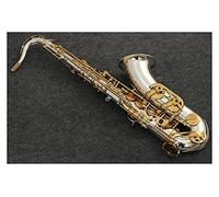 Tenor Saxophone Bb Tono Tono Nichel Argento Tubo Placcato Tubo In Oro Sax Strumenti Musicali Con Guanti Per Bocchino Caso