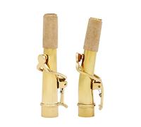 Tenor Soprano Saxofono in Sib Kit Collo Curvo e Dritto Ottone con Alto Brillantino Esquisito Ottimo Risonante Superior Flusso d Aria Tono Intonazione Suono Bello Prestazioni Elevate Corde di Sughero P