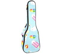 Tenor Ukulele Gig Bag Impermeabile Ukulele Custodia Imbottita, Grande per Concerto Soprano (21/23/24") Swan Beautiful Lemon