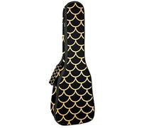 Tenor Ukulele Gig Bag Impermeabile Ukulele Custodia Imbottita, Ideale per Concerti Soprano (21/23/24") Ragazze Pesce Scala Pattern