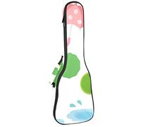 Tenor Ukulele Gig Bag Impermeabile Ukulele Custodia Imbottita Zaino Grande per Concerto Soprano (21/23/24") Simpatico Rana Canto