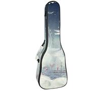 Tenor Ukulele Gig Bag Impermeabile Ukulele Custodia Imbottita Zaino Grande per Concerto Soprano (21/23/24") Moon Dream Anime