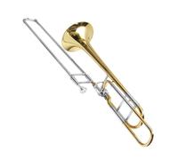 Tenore Cambia Il Tono Del Trombone Da Si Bemolle A Fa Strumento Trombone A Scorrimento In Rame Bianco Con Custodia Portatile Trombone per Principianti