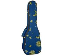 Tenore Ukulele Gig Bag Custodia Impermeabile Ukulele Imbottita Zaino Grande per Soprano Concert (21/23/24 pollici) Sole Luna E Sole Gipsy