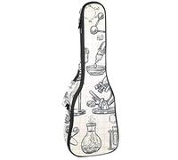 Tenore Ukulele Gig Bag Impermeabile Ukulele Caso Imbottito Zaino Grande per Soprano Concert (21/23/24") Chimica Icona