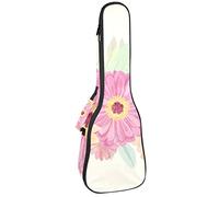 Tenore Ukulele Gig Bag Impermeabile Ukulele Custodia Imbottita Zaino Grande per Concerto Soprano (21/23/24") Colorato Margherita Mazzo