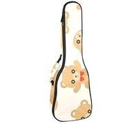 Tenore Ukulele Gig Bag Impermeabile Ukulele Custodia Imbottita Zaino Grande per Concerto Soprano (21/23/24") Simpatico Orsacchiotto