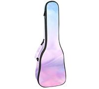 Tenore Ukulele Gig Bag Impermeabile Ukulele Custodia Imbottita Zaino Grande per Concerto Soprano (21/23/24") Natura Tramonto Cielo Alba
