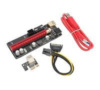 TENP Estensione Grafica PCIE Riser da 1X a 16X, Estensione Grafica PCIE Riser Resistente all'Usura Alta Sicurezza Ridurre Il carico 60 cm USB 3.0 per Win per OS X per PC