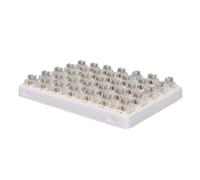 TENP Interruttori per Tastiera SMD a 3 Pin più Fluidi e Convenienti 35 Pezzi Facile da Installare Utilizzare L'Albero della Tastiera Meccanica per Il Gioco (Doppia Primavera)